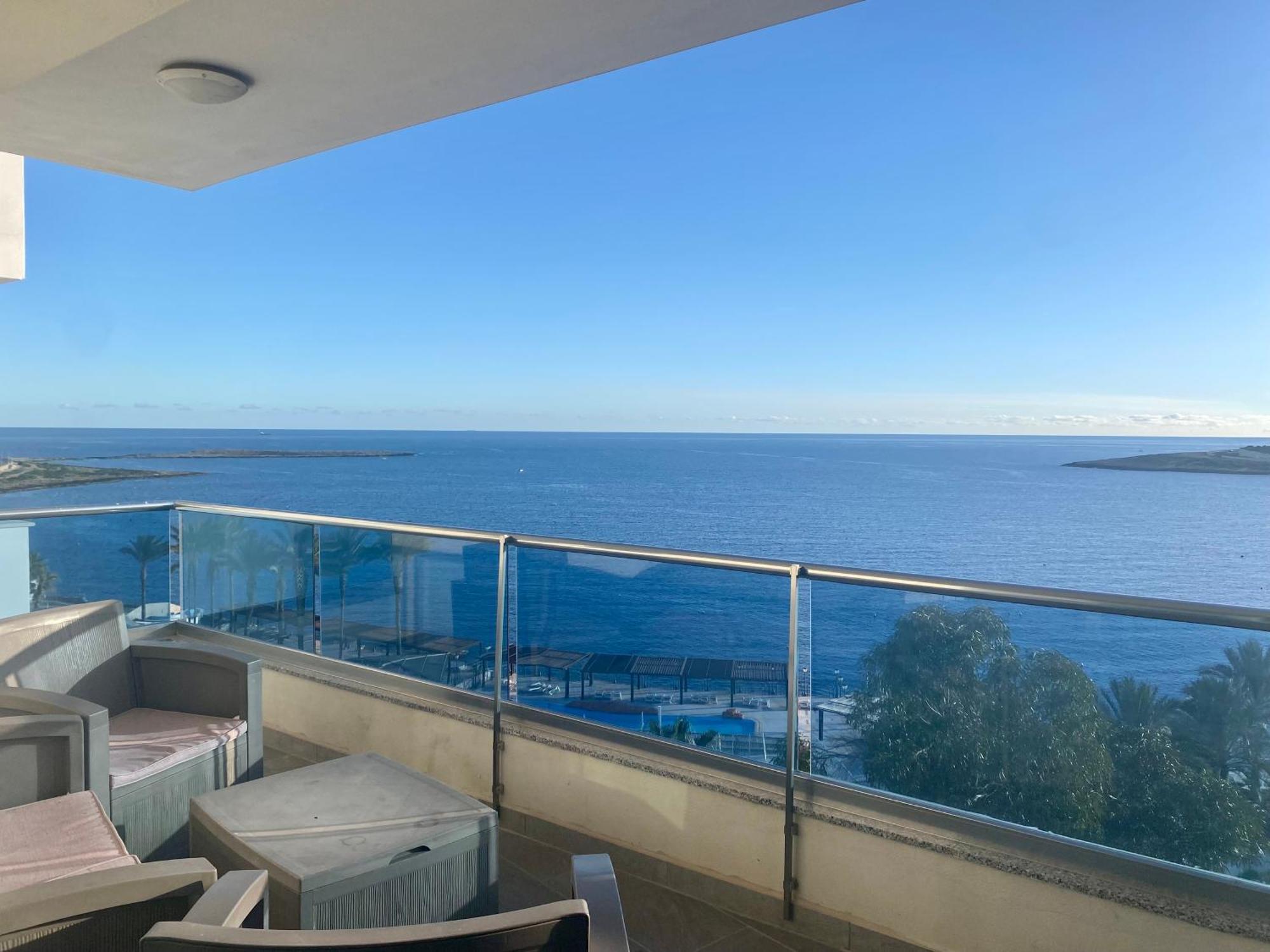 Sunrise Bay Apartments - Frontline Sea Views St. Paul's Bay Esterno foto